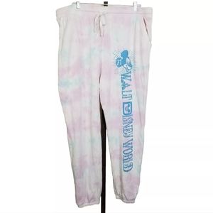 Walt Disney World Tie Dye Mickey Mouse Joggers Lounge Pants Womens Plus Size 1X